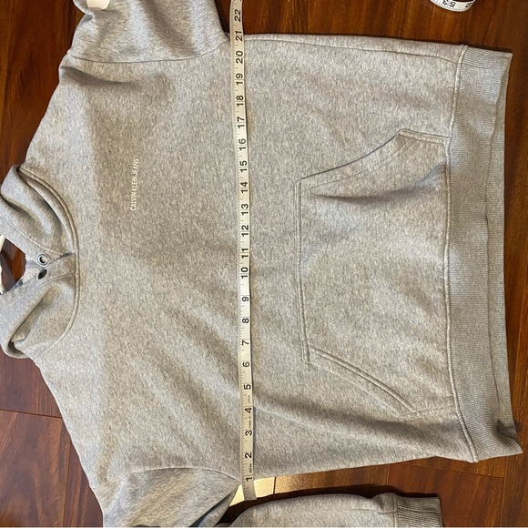 Calvin Klein Jeans Y2K Gray women’s Hoodie size small cotton blend - Picture 9 of 10